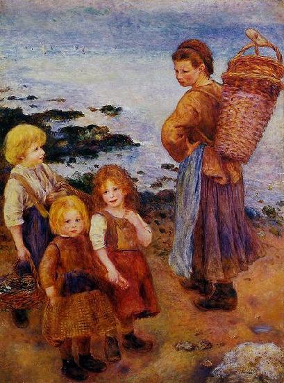 Pierre-Auguste Renoir Les pecheuses de moulesa Berneval